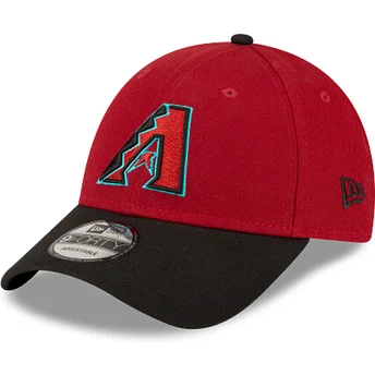 Justerbar marinblå och röd böjd keps 9FORTY The League Arizona Diamondbacks MLB från New Era