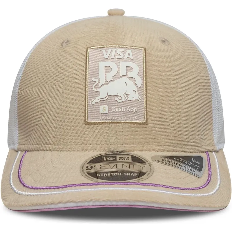 beige-trucker-keps-9seventy-stretch-snap-monaco-race-special-fran-racing-bulls-f1-team-formula-1-av-new-era