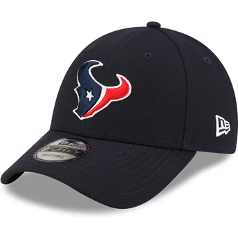 Marinblå böjd justerbar keps 9FORTY The League från Houston Texans NFL av New Era
