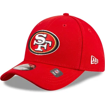 Justerbar röd böjd keps för barn 9FORTY The League San Francisco 49ers NFL av New Era