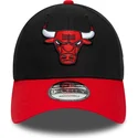 justerbar-svart-och-rod-bojd-keps-9forty-side-patch-chicago-bulls-nba-fran-new-era