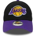 justerbar-svart-och-violett-bojd-keps-9forty-side-patch-los-angeles-lakers-nba-fran-new-era