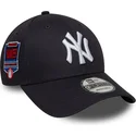 new-era-new-york-yankees-mlb-9forty-justerbar-marinbla-bojd-keps-med-sidomarke