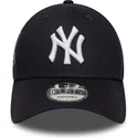 new-era-new-york-yankees-mlb-9forty-justerbar-marinbla-bojd-keps-med-sidomarke