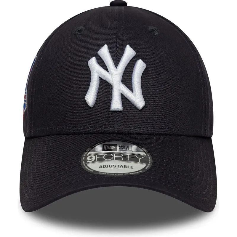 new-era-new-york-yankees-mlb-9forty-justerbar-marinbla-bojd-keps-med-sidomarke