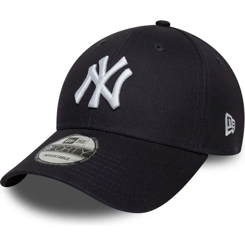 new-era-new-york-yankees-mlb-9forty-justerbar-marinbla-bojd-keps-med-sidomarke