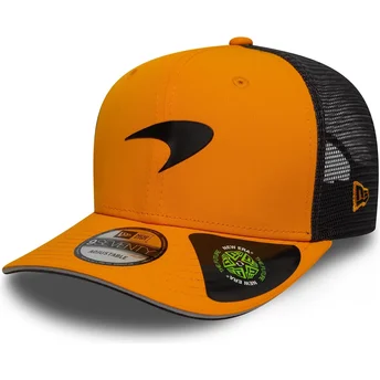 Gorra trucker naranja y negra 9SEVENTY Stretch Snap de McLaren Racing Formula 1 de New Era