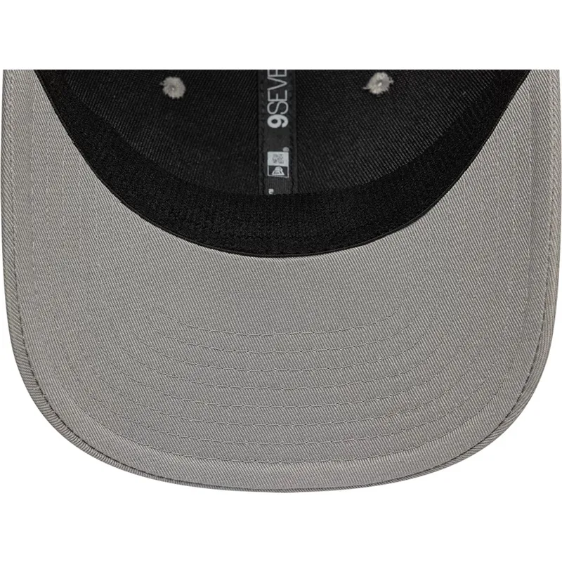 gra-trucker-keps-med-gra-logotyp-9seventy-stretch-snap-tonal-fran-los-angeles-lakers-nba-av-new-era