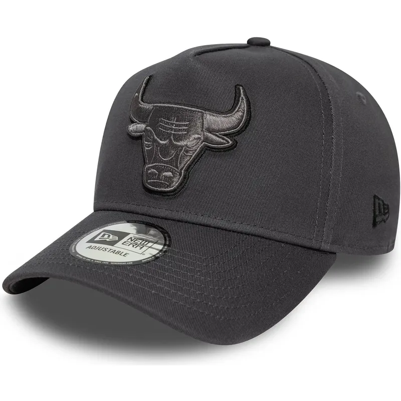 chicago-bulls-nba-new-era-gra-snapback-bojd-keps-med-gra-e-frame-tonal-outline-logotyp