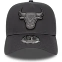 chicago-bulls-nba-new-era-gra-snapback-bojd-keps-med-gra-e-frame-tonal-outline-logotyp