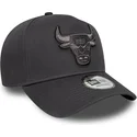 chicago-bulls-nba-new-era-gra-snapback-bojd-keps-med-gra-e-frame-tonal-outline-logotyp