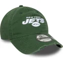 new-era-new-york-jets-nfl-9twenty-justerbar-gron-kurvskarm-tvattad-distress-keps