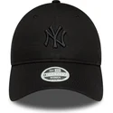 new-era-new-york-yankees-mlb-9twenty-bow-back-justerbar-svart-bojd-keps-for-kvinnor-med-svart-logotyp