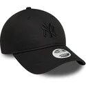 new-era-new-york-yankees-mlb-9twenty-bow-back-justerbar-svart-bojd-keps-for-kvinnor-med-svart-logotyp