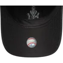 svart-bojd-justerbar-keps-for-dam-med-svart-logotyp-9twenty-bow-back-fran-new-york-yankees-mlb-av-new-era
