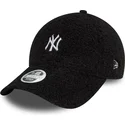 justerbar-svart-bojd-keps-for-kvinnor-9forty-borg-new-york-yankees-mlb-fran-new-era