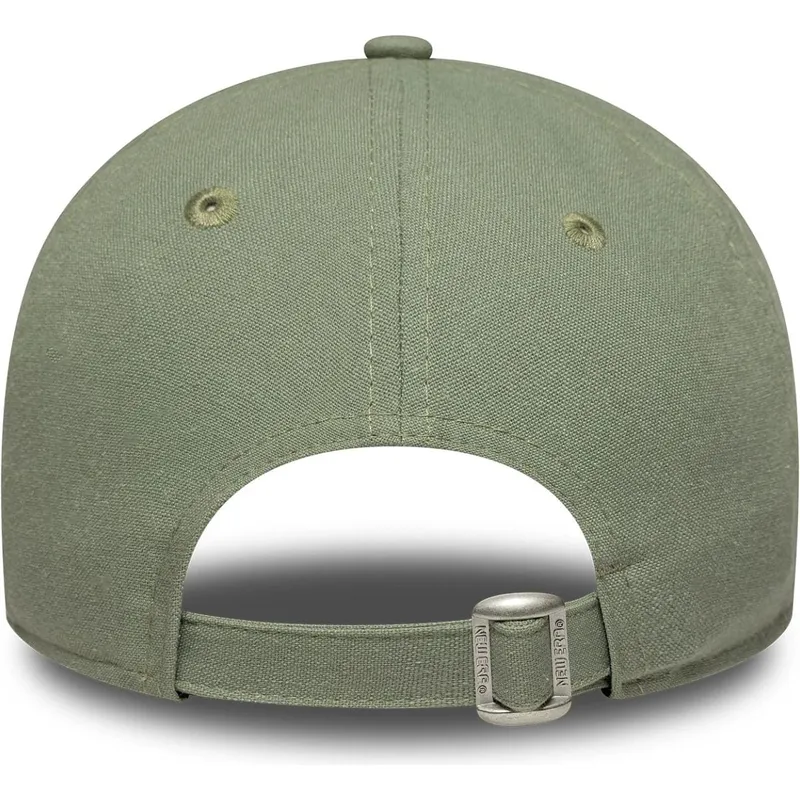 gron-bojd-justerbar-keps-for-dam-med-gront-9twenty-linen-logotyp-fran-detroit-tigers-mlb-av-new-era