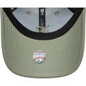 gron-bojd-justerbar-keps-for-dam-med-gront-9twenty-linen-logotyp-fran-detroit-tigers-mlb-av-new-era