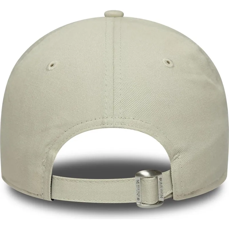 beige-och-gron-justerbar-kurvad-keps-for-dam-9twenty-world-series-cooperstown-fran-los-angeles-dodgers-mlb-av-new-era