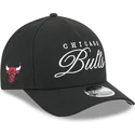 svart-bojd-snapback-keps-9forty-m-crown-draft-2025-chicago-bulls-nba-fran-new-era