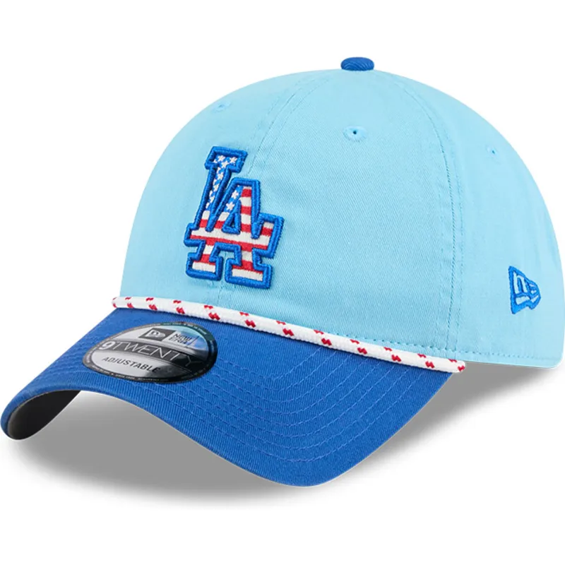 bla-bojd-justerbar-keps-9twenty-4th-july-fran-los-angeles-dodgers-mlb-av-new-era
