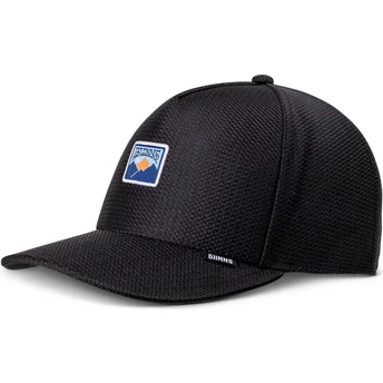 Svart böjd skärm snapback-keps Mountain HFT Perfo från Djinns