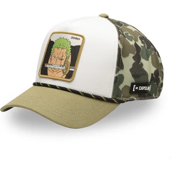Truckerkeps kamouflage Roronoa Zoro OP5 CAM One Piece från Capslab