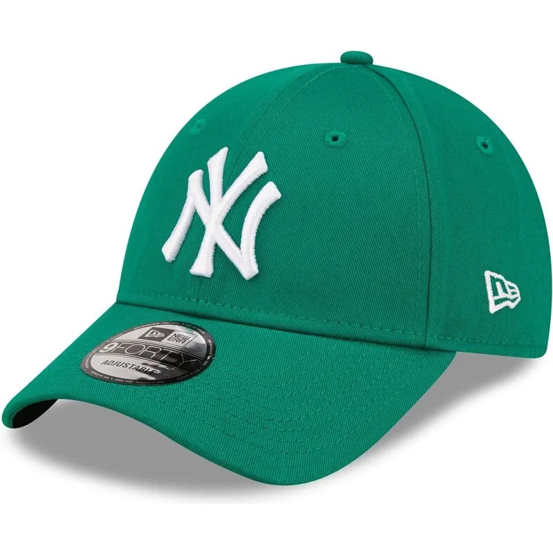 gron-justerbar-kurvad-keps-for-dam-9forty-league-essential-fran-new-york-yankees-mlb-av-new-era