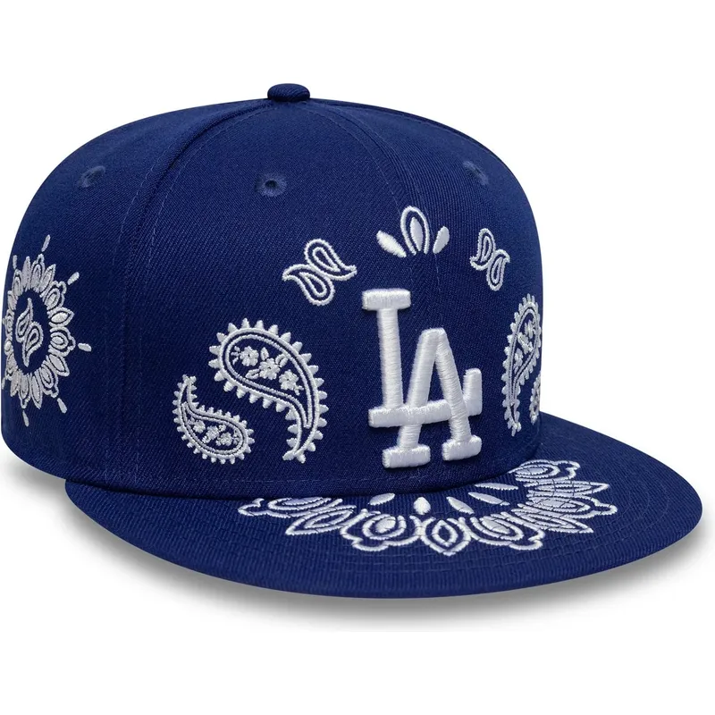 bla-platt-keps-justerad-59fifty-paisley-los-angeles-dodgers-mlb-fran-new-era