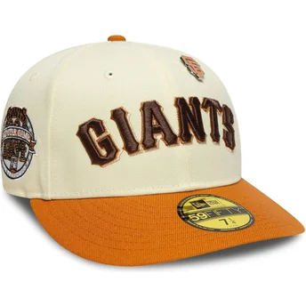 Beige och orange böjd keps 59FIFTY All Star Game Pin San Francisco Giants MLB från New Era