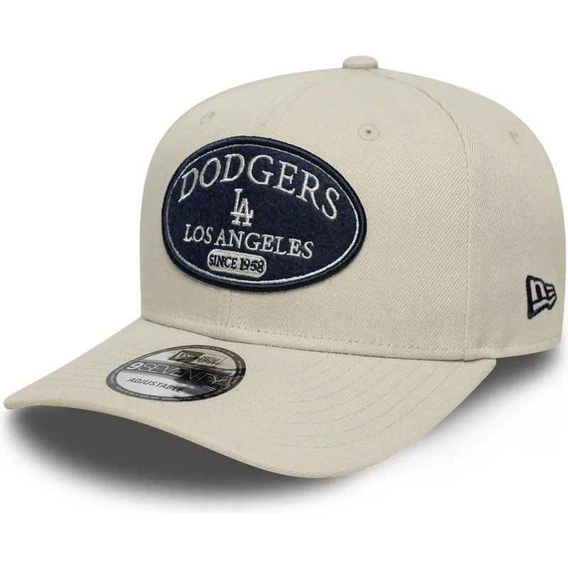 beige-bojd-keps-snapback-9seventy-stretch-snap-patch-los-angeles-dodgers-mlb-fran-new-era