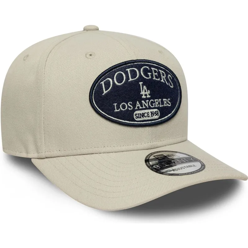 beige-bojd-keps-snapback-9seventy-stretch-snap-patch-los-angeles-dodgers-mlb-fran-new-era