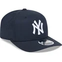morkbla-kurvad-keps-snapback-9seventy-stretch-snap-perf-new-york-yankees-mlb-fran-new-era