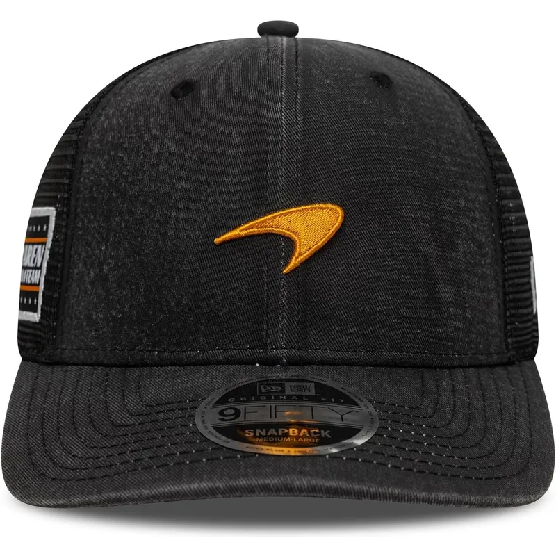 svart-trucker-keps-snapback-9fifty-washed-fran-mclaren-racing-formula-1-av-new-era