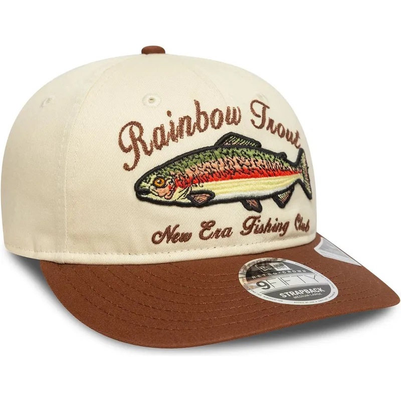 brun-bojd-justerbar-keps-9fifty-retro-crown-outdoor-fishing-club-fran-new-era