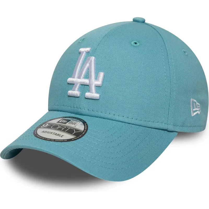 ljusbla-bojd-justerbar-keps-9forty-league-essential-fran-los-angeles-dodgers-mlb-av-new-era