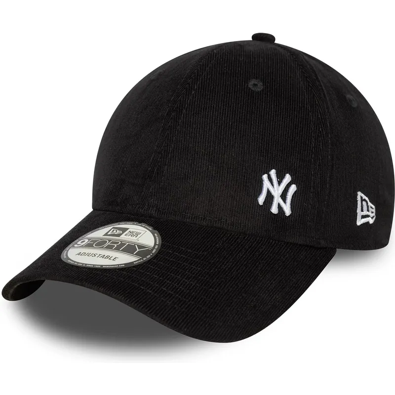 svart-bojd-justerbar-keps-9forty-flawless-cord-fran-new-york-yankees-mlb-av-new-era