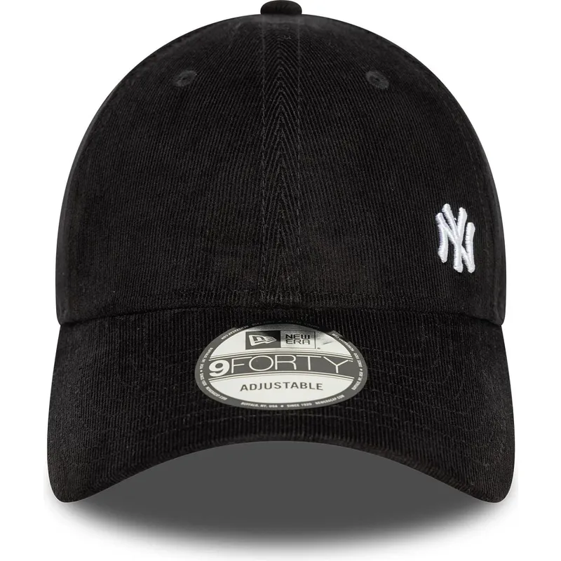 svart-bojd-justerbar-keps-9forty-flawless-cord-fran-new-york-yankees-mlb-av-new-era