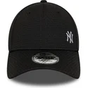 new-york-yankees-mlb-new-era-9forty-flawless-mesh-svart-kurvad-snapback-keps