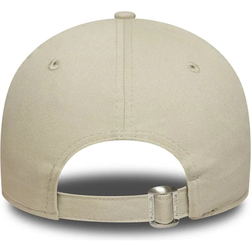 bojd-beige-justerbar-keps-med-beige-logotyp-9forty-icon-dragon-fran-los-angeles-dodgers-mlb-av-new-era