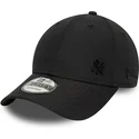 new-york-yankees-mlb-9forty-tonal-flawless-svart-justerbar-bojd-keps-med-svart-logotyp-fran-new-era