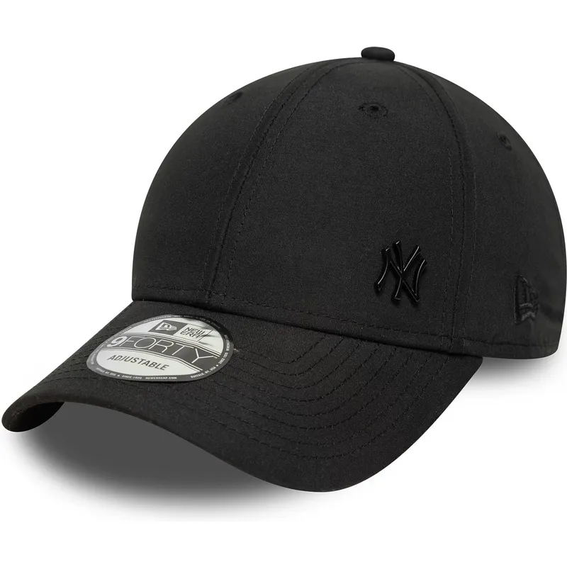 svart-bojd-justerbar-keps-med-svart-logotyp-9forty-tonal-flawless-fran-new-york-yankees-mlb-av-new-era