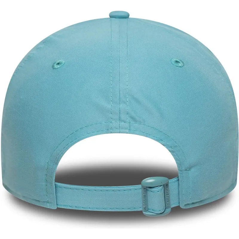 ljusbla-bojd-justerbar-keps-med-bla-logotyp-9forty-tonal-flawless-fran-new-york-yankees-mlb-av-new-era