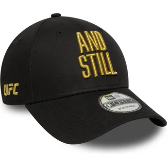 Svart böjd justerbar keps 9FORTY Metallic Champ från UFC Ultimate Fighting Championship And Still av New Era