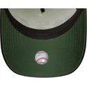 beige-och-svart-a-frame-paisley-snapback-keps-med-bojd-skarm-fran-chicago-white-sox-mlb-av-new-era