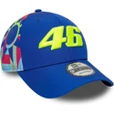 bla-kurvad-snapback-keps-9forty-fanwear-fran-valentino-rossi-vr46-motogp-av-new-era
