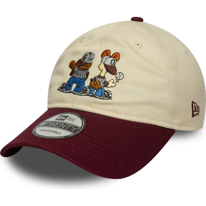 bojd-beige-och-vinrod-justerbar-keps-9twenty-med-garfield-och-odie-fran-new-era bojd-beige-och-vinrod-justerbar-keps-9twenty-med-garfield-och-odie-fran-new-era