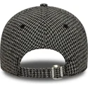 svart-bojd-justerbar-keps-9twenty-houndstooth-fran-new-york-yankees-mlb-av-new-era
