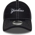 new-york-yankees-mlb-new-era-9twenty-justerbar-morkbla-kurvkeps-med-kontrastsom