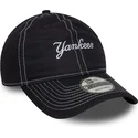 new-era-new-york-yankees-mlb-9twenty-contrast-stitch-justerbar-morkbla-bojd-keps